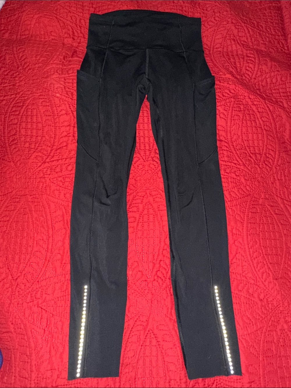 Lululemon Fast and Free high-rise leggings in black size 4